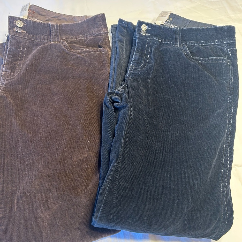 Sonoma corduroy pants bundle. Size 12